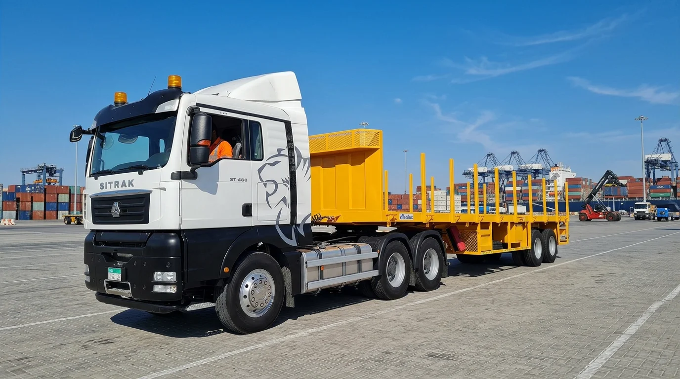 Sand and bulk materials trailer