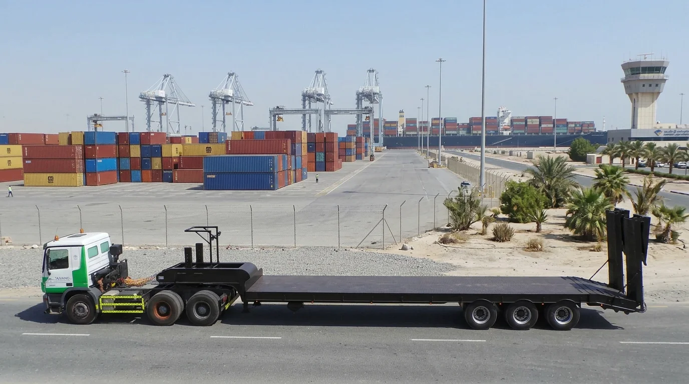 Heavy-duty multi-axle low-loader trailer