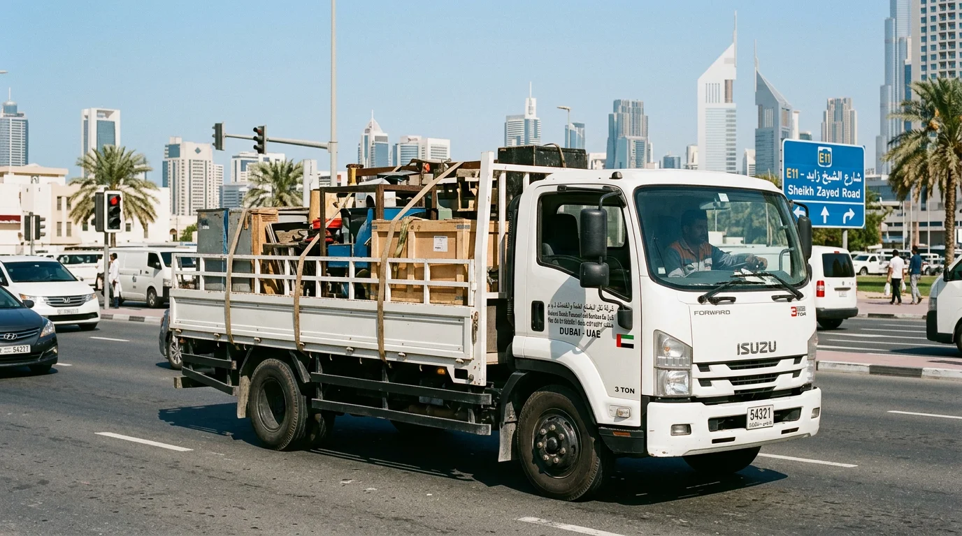 3-ton flatbed truck